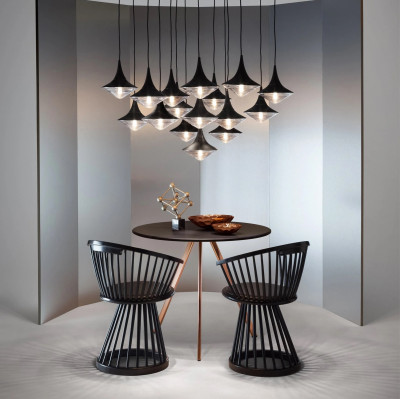 Krzesło Fan czarne Tom Dixon