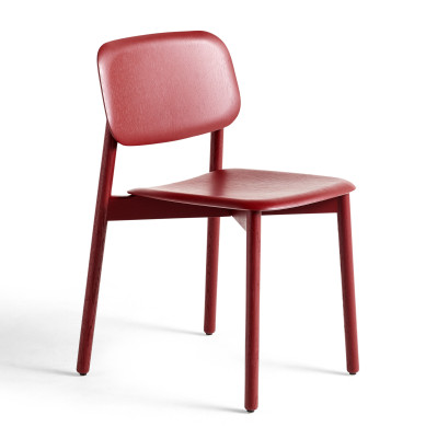 Krzesło Soft Edge 60 bordowe HAY