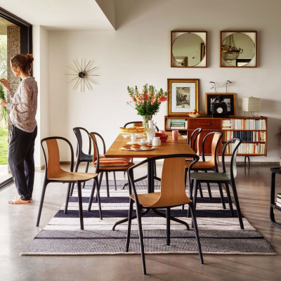 Krzesło Belleville wood czarny jesion Vitra