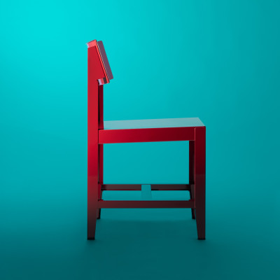 Krzesło Bishop czerwone Magis