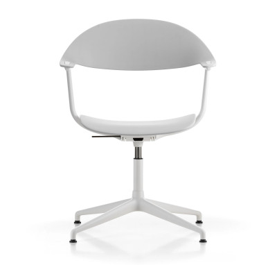 Krzesło biurowe Mynt Plastic - jasnoszare Vitra