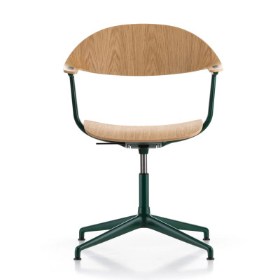 Krzesło biurowe Mynt Plywood - zielone Vitra