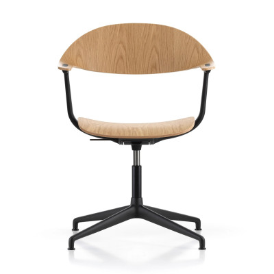 Krzesło biurowe Mynt Plywood - czarne Vitra