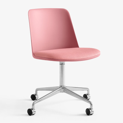 Krzesło biurowe Rely HW22 Soft Pink - Vidar 0622 Andtradition