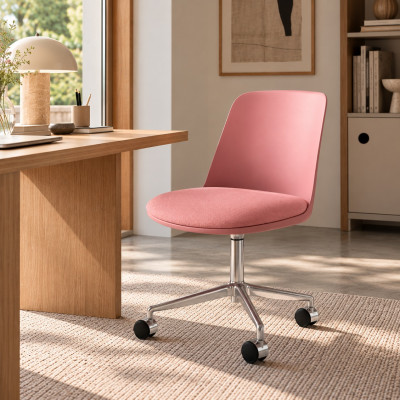 Krzesło biurowe Rely HW22 Soft Pink - Vidar 0622 Andtradition