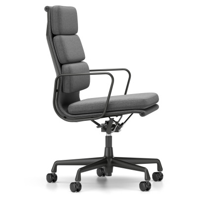 Krzesło biurowe Soft Pad EA 219 Tkanina Cosy 2 reed green - podstawa czarna Vitra