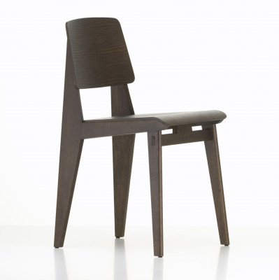 Židle Chaise Tout Bois, tmavý dub Vitra