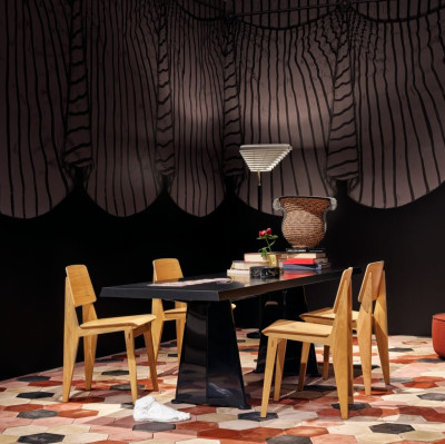 Židle Chaise Tout Bois, přírodní dub Vitra