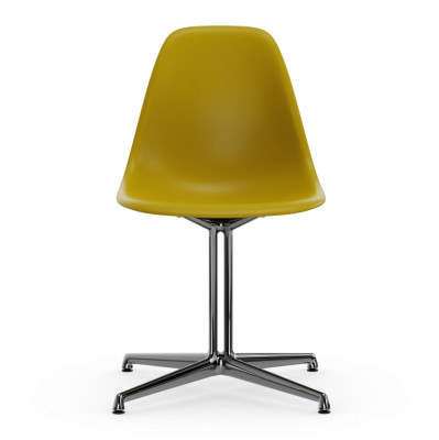 Krzesło Eames Plastic Side Chair RE DSL musztardowe Vitra