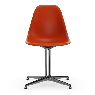 Krzesło Eames Plastic Side Chair RE DSL pomarańczowe Vitra