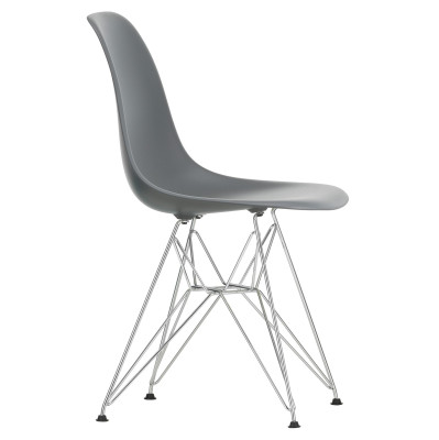 Krzesło Eames Plastic Side Chair RE DSR ciemnoszare Vitra