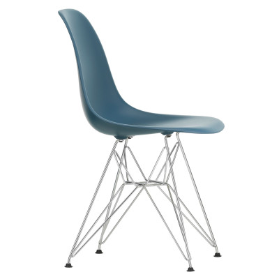 Krzesło Eames Plastic Side Chair RE DSR morski niebieski Vitra