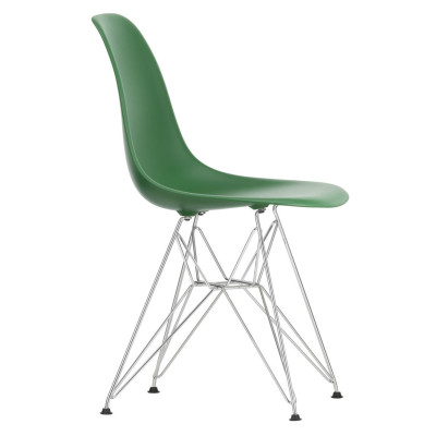 Krzesło Eames Plastic Side Chair RE DSR zielone Vitra