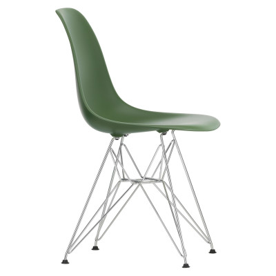 Krzesło Eames Plastic Side Chair RE DSR leśna zieleń Vitra
