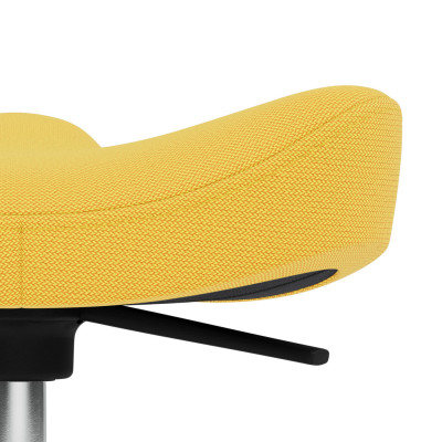 Krzesło ergonomiczne Move Compact żółte, czarne drewno Varier