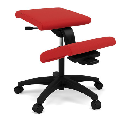 Ergonomická židle na křídlech červených kol, oživení 634 Varier