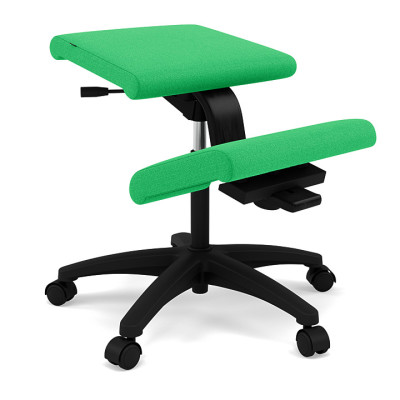 Krzesło ergonomiczne na kółkach Wing zielone, Vidar 0932 Varier