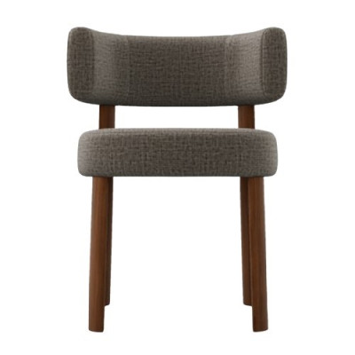 Krzesło Glen orzech, tkanina Kalix Sand Calligaris