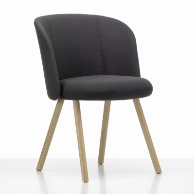 Postranní židle Mikado, přírodní dub – Plano Dark Grey Vitra