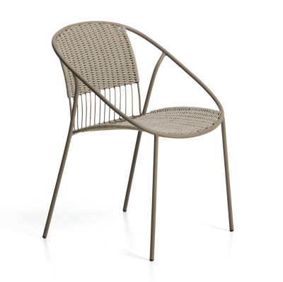 Krzes�o ogrodowe Atrani be�owe Kave Home