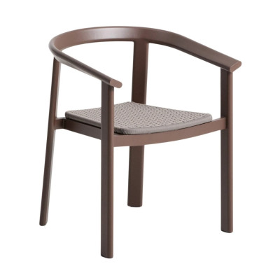 Krzes�o ogrodowe Erice br�zowe Kave Home