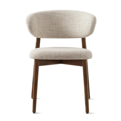 Krzesło Oleandro orzech, tkanina Sabbia Calligaris