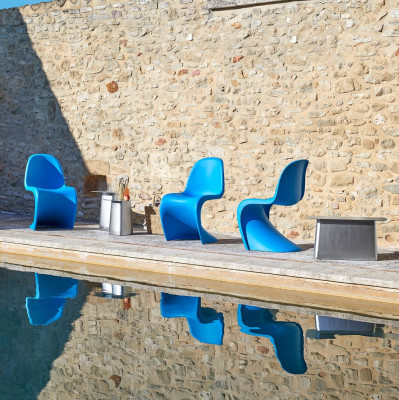 Krzesło Panton niebieskie Vitra