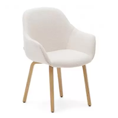 Krzesło Aleli białe boucle La Forma