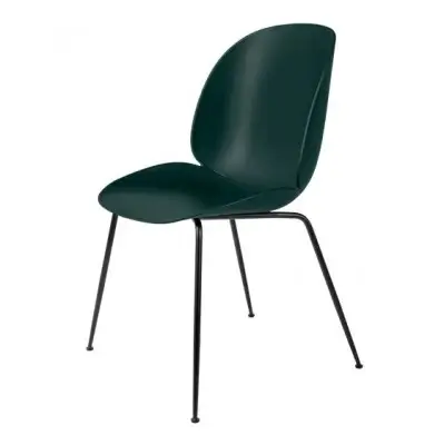 Krzesło Beetle Conic ciemnozielone Gubi
