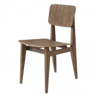 Krzesło C-Chair Veneer orzech amerykański Gubi