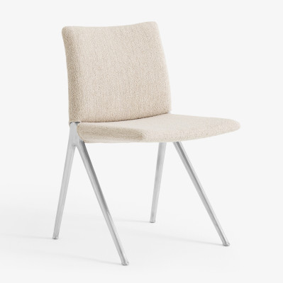 Krzesło Kape IF7 podstawa polerowane aluminium - tapicerka Barnum 101 Andtradition