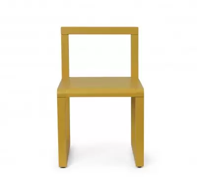 Krzesło Little Architect żółte Ferm Living