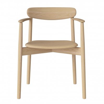 Krzes�o Merge z pod�okietnikiem d�b bielony Bolia