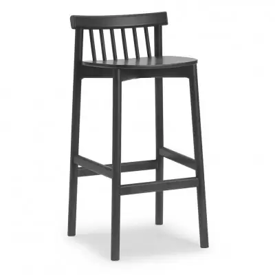 Krzesło barowe Pind 75 cm czarne Normann Copenhagen