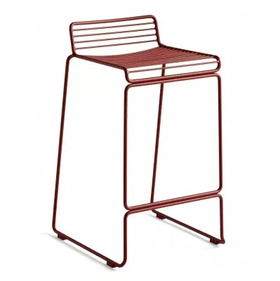 Krzesło barowe do ogrodu Hee 65 cm rdzawe HAY