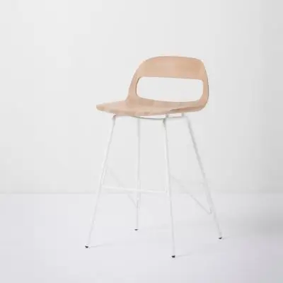Krzeso barowe Leina 83 cm biae Gazzda