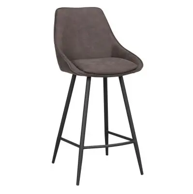 Krzesło barowe sierra ciemnoszare Rowico