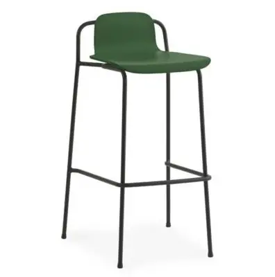 Krzesło Barowe Studio H75 Zielone Normann Copenhagen