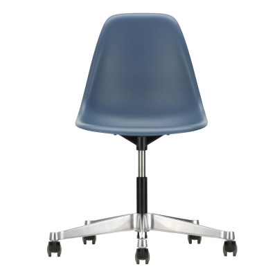 Krzesło biurowe Eames Plastic PSCC niebieskie Vitra