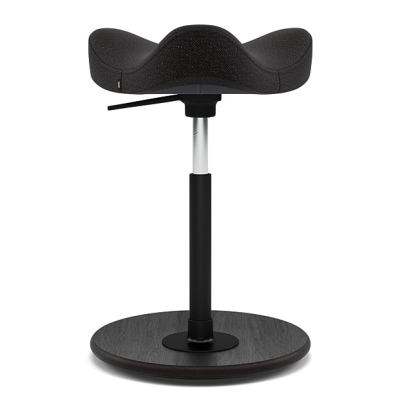 Ergonomic chair move low black, black wood Varier