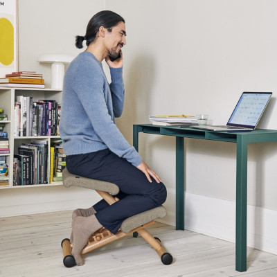 Krzesło ergonomiczne Multi szare, Hallingdal 65 220 Varier