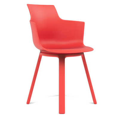 Ergonomic chair social turn red Varier