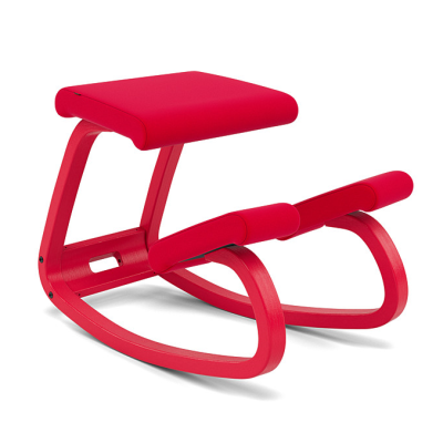 Ergonomic chair variable monochrome red Varier