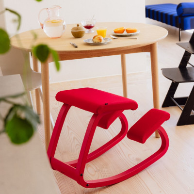 Ergonomic chair variable monochrome red Varier