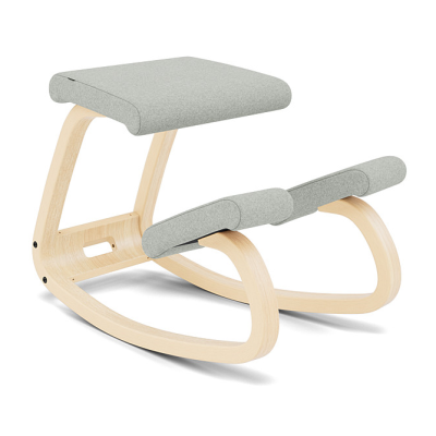 Ergonomic chair Variable Jasnoszare Divina Malange 120, Natural wood VA