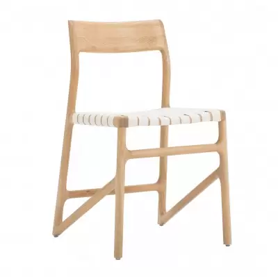 Krzesło Fawn dąb białe siedzisko Gazzda