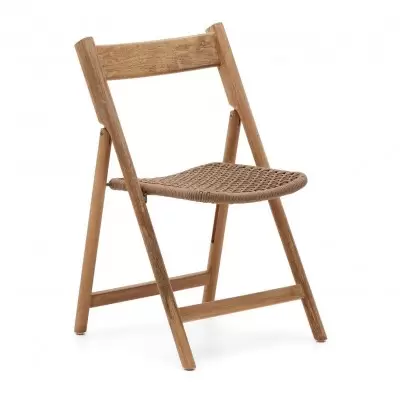 Krzesło ogrodowe składane Dandara beżowe La Forma