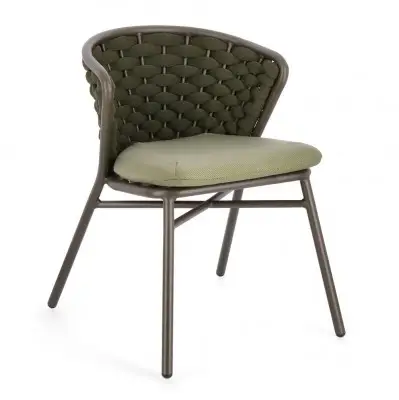 Krzesło ogrodowe Camila oliwkowe