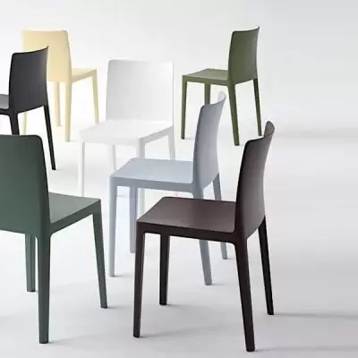 Krzesło ogrodowe Élémentaire kremowa biel HAY