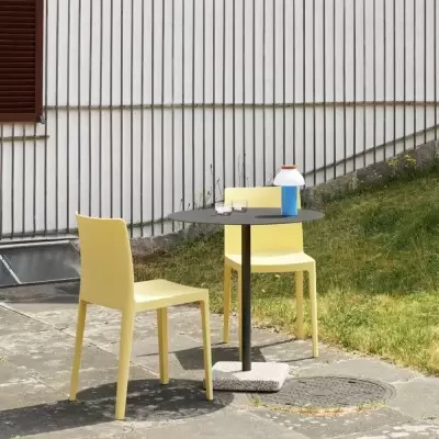 Krzesło ogrodowe Élémentaire żółte HAY
